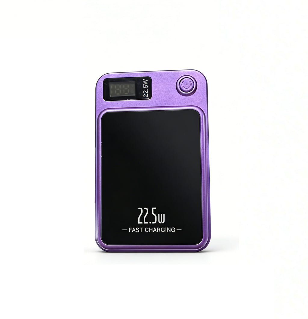 30000 MAh Magnetische Kabellose Powerbank, Superschnelles Aufladen, Tragbare Externe Akku-Powerbank Fr