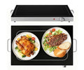 Electric Glass Top Food Warming Tray With Adjustable Temperature Control
